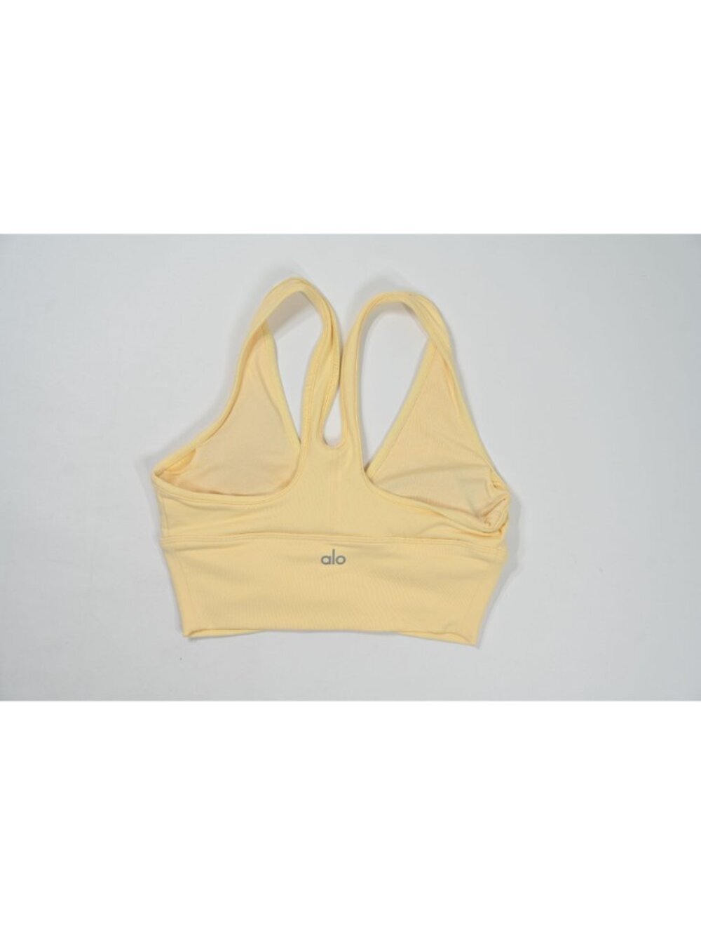 ALO Yoga Wild Thing Bra in Candlelight Yellow - Picture 2 of 3